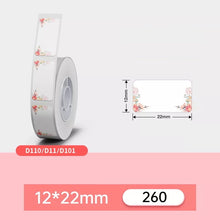 Load image into Gallery viewer, Christmas Label Tape for Niimbot D11 D110 D101 Printer Paper
