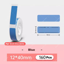 Load image into Gallery viewer, Christmas Label Tape for Niimbot D11 D110 D101 Printer Paper