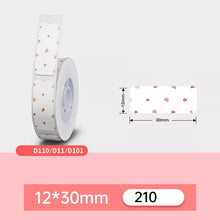 Load image into Gallery viewer, Christmas Label Tape for Niimbot D11 D110 D101 Printer Paper