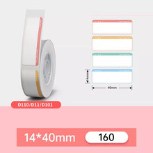 Load image into Gallery viewer, Christmas Label Tape for Niimbot D11 D110 D101 Printer Paper