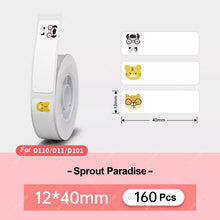 Load image into Gallery viewer, Christmas Label Tape for Niimbot D11 D110 D101 Printer Paper