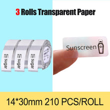 Load image into Gallery viewer, Niimbot Thermal Label paper Waterproof Anti-Oil Transparent