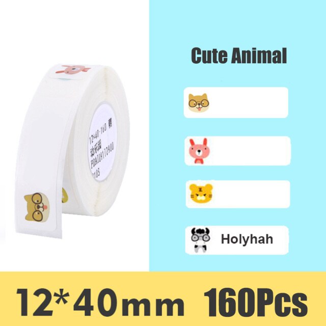 Cute Christmas Decoration Thermal Label Sticker